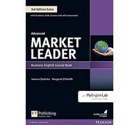 Market Leader Extra – Livre de cours Niveau avancé + MyEnglishLab + DVD-ROM – Pearson Longman