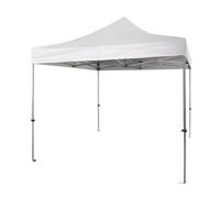 Market Pro Tonnelle pliante professionnelle en aluminium avec structure hexagonale Blanc 3 x 3 m
