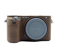 Market&YCY Professionnel Facile Couverture Caméra Protection Caméra Silicone Étui de Protection, pour Sony A6500 Caméra - Brown