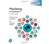 Marketing An Introduction Global Edition by Gary ArmstrongPhilip KotlerMarc Opresnik Gary ArmstrongPhilip KotlerMarc Opresnik (Auteur)