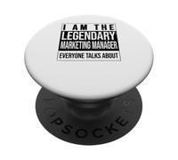 Marketing-Analyst Gestionnaire Marketing Né Anniversaire PopSockets PopGrip Adhésif