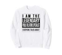 Marketing Anniversaire né Spécialiste des Relations publiques Sweatshirt