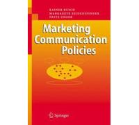 Marketing Communication Policies