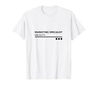 Marketing Fun - MARKETING SPECIALIST ON DUTY. White T-Shirt