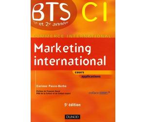 Marketing international BTS CI 1e et 2e années