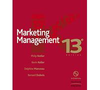 MARKETING MANAGEMENT 13E ED