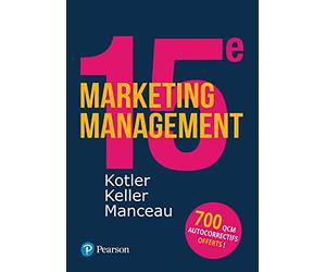 MARKETING MANAGEMENT 15E + QCM
