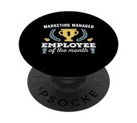 Marketing Manager Employé drôle du Mois pour Les spécialistes du Marketing PopSockets PopGrip Adhésif