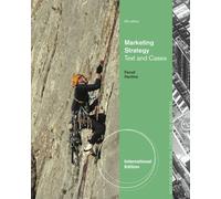 Marketing Strategy, Text and Cases