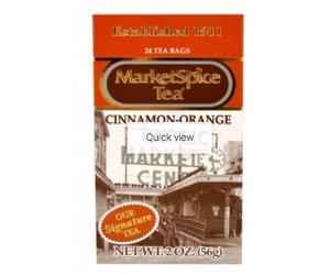 MarketSpice Teabags, box of 24 (Market Spice Tea) Cinnamon-Orange (Net WT 56G)