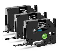 MarkField 3x TZe-335 12mm 0.47 Ruban Compatible avec Brother P-Touch Tape