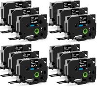 MarkField 3x TZe-345 18mm Ruban Compatible avec Brother P-Touch (Lot de 4)