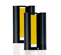 MarkField Compatible avec Liene Amber M100/M200/M110/M210 2 Cartouches d'encre, Imprimer 80 Papier Photo 10x15cm pour Amber Imprimante par Sublimation Thermique, Imperméable/Antioxydant(sans Papier)