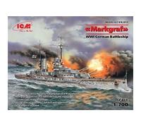 Markgraf (full Hull & Waterline) Wwi German Battleship- 1:700e -