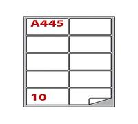 Markin 210A445 Etiquettes Blanc