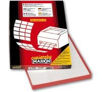 Markin A464 Étiquette autocollante Cercle Durable Blanc 200 pcs(s)