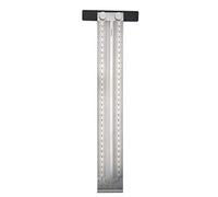 Marking T Rule Stainless Steel T Type Hole Ruler Carpenter Mark T Rule Marking Measuring Tool with Automatic Pencil Positioning Scribing 300mm