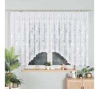 MARKIZETA RENATA Rideau jacquard fini, largeur 500 x hauteur 150 cm, couleur 001 blanc 049885/FBL/001/500150/1