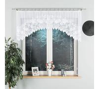MARKIZETA Rideau 250x80 Demetria blanc jacquard fini 017480/FBL/001/250080/1