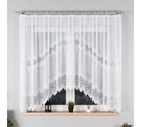MARKIZETA Rideau 300x160 Violetta blanc jacquard fini 001539/FBL/001/300160/1