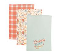 MARKIZETA Set de 3 torchons COOKING WITH LOVE, taille 40x60 cm S00012/SCI/001/040060/1
