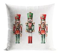 MARKIZETA Taie d'oreiller de Noël 40x40 Casse-noisettes multicolore PBN279/POP/009/040040/1