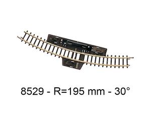 MARKLIN 1x rail de commutation rayon 195mm 30° - échelle Z 1/220 - Marklin 8529