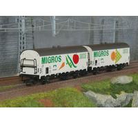 Marklin 46173 Set de 2 wagons frigorifiques Tnoms 35 et Ths 42, DB, MIGROS