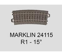 Märklin Rail courbe 24115 – 15° R360 mm