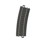 Märklin Rail courbe H0 24215 – Rayon 437,5 mm 15° – 6 pièces
