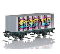 MARKLIN Wagon porte-conteneurs Graffiti ép. VI - DB - HO 1/87 - Märklin 44831