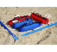 Marko II Volleyball BANDES LIGNES pour BEACHVOLLEY 16x8 AJUSTABLES 18x9 VOLLEYBALL de PLAGE (Blau, 16x8-5cm TOURNAMENT)