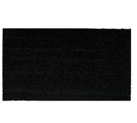 Markotex Paillasson en fibre de coco naturelle, 17 mm, dos antidérapant, pour intérieur et extérieur, tapis grattoir (noir, 100 x 300)