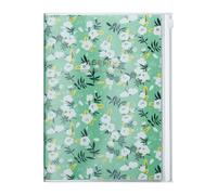 MARK'S 2024/2025 Taschenkalender A5 Vertikal, motif floral, vert