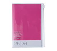 MARK'S 2025/26 Taschenkalender, B6 Colors // Pink