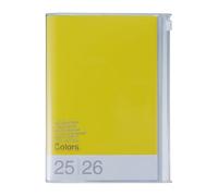 MARK'S 2025/26 Taschenkalender, B6 Colors // Yellow