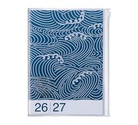 MARK'S 2026/27 Diary A5 Pattern // Wave Navy