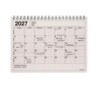 MARK'S 2027 Notebook Calendar S // Ivory