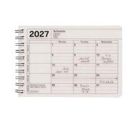 MARK'S 2027 Notebook Calendar XS // Ivory