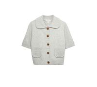 Marks & Spencer Cardigan à Col Femme en Mélange Coton, Coupe Standard