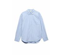 Marks & Spencer Chemise Pur Coton à Rayures Mélange De Bleu UK 12 (EU 40)