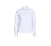 Marks & Spencer Chemise Coupe ajustée en Coton avec Encolure Blanc Femmes UK 18 (EU 46)