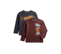 Marks & Spencer Hauts Manches Longues Hot Wheels™ Enfant Lot de 2 en Pur Coton, pour Garçon, Coupe Standard