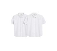 Marks & Spencer Lot de 2 Chemises Oxford à Manches Courtes The Ultimate Blanc XL