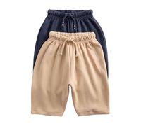 Marks & Spencer Lot de 2 Pantalons de Jogging en Coton (Jusqu’au 5 Ans) Mélange De Bleu Marine 0-3 Mois