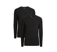Marks & Spencer Lot de 2 Tops Thermiques légers Heatgen™ à Manches Longues Noir XL