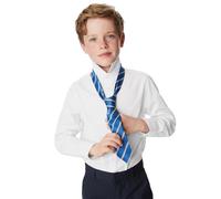 Marks & Spencer Lot de 3 Chemises garçons, Repassage Facile, idéales pour l’école (du 2 au 16 Ans) Blanc 13-14 Ans