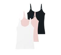 Marks & Spencer Lot de 3 débardeurs en Coton à Bordures en Dentelle Femmes UK 28 (EU 56)