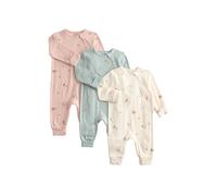 Marks & Spencer Lot de 3 Dors-Bien en Coton à imprimé forêt (2,9 kg-3 Ans) 3-6 Mois