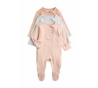 Marks & Spencer Lot de 3 Dors-Bien en Coton à Motif côtelé (Jusqu'au 3 Ans) 18-24 Mois